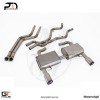 2X90mm Meisterschaft Titanium- GT Racing Exhaust for BMW E90/E91 335i & 335xi Turbo models